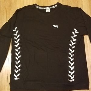 Victoria secret lace up sweatshirt